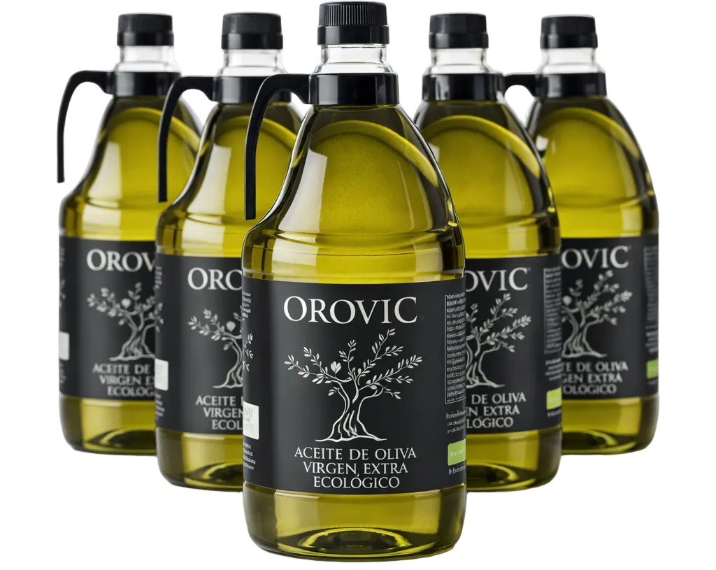 OROVIC Organic EVOO – 2L PET Bottle PACK 6 Units