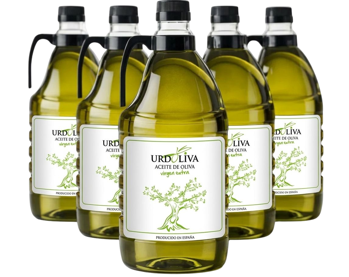 URDOLIVA EVOO Premium – 2L PET Bottle PACK 6 Units