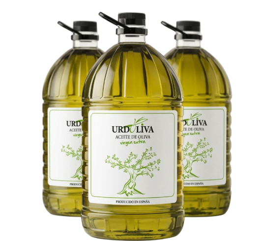 URDOLIVA AOVE Premium– PET 5L (Caja 3 Unidades)